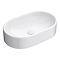 Trafalgar 900mm Solid Oak Vanity Unit with Antique Brass Handles & Gloss White Semi-Oval Basin
