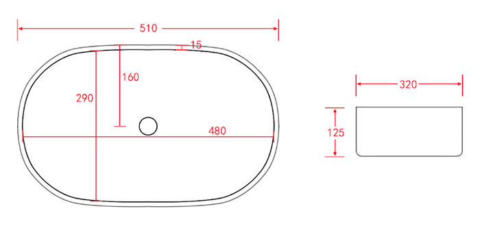 Trafalgar 900mm Solid Oak Vanity Unit with Chrome Handles & Gloss White Semi-Oval Basin