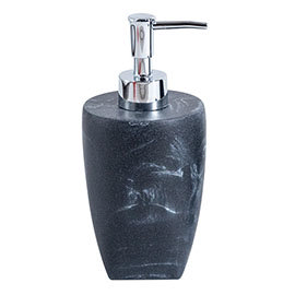 Trafalgar Anthracite Marble Effect Polyresin Liquid Soap Dispenser Medium Image