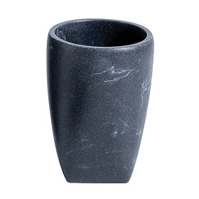 Trafalgar Anthracite Marble Effect Polyresin Tumbler Large Image