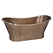 Trafalgar Antique Brass 1700 x 710mm Double Ended Roll Top Slipper Bath