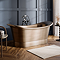 Trafalgar Antique Brass 1700 x 710mm Double Ended Roll Top Slipper Bath