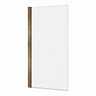Trafalgar Antique Brass 6mm Glass Pivot Bath Screen
