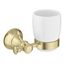 Trafalgar Bathroom 4-Piece Accessory Set - Brushed Brass