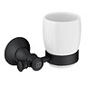 Trafalgar Bathroom 4-Piece Accessory Set - Matt Black
