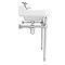 Trafalgar Bathroom Suite - Washstand, Toilet and Bath - Chrome