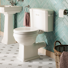 Trafalgar Close Coupled Toilet - Excludes Seat
