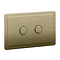 Trafalgar Compact Concealed Dual Flush Cistern with Antique Brass 2-Button Flush Plate