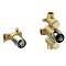 Trafalgar Concealed Individual Stop Tap + Thermostatic Control Shower Valve