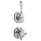 Trafalgar Concealed Individual Stop Tap + Thermostatic Control Valve with with Slider Rail Kit