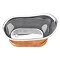 Trafalgar Copper 1500 x 787mm Slipper Roll Top Bath Tub (Nickel Inside) Standard Large Image