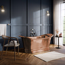 Trafalgar Copper 1700 x 710mm Double Ended Slipper Roll Top Bath Tub