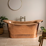 Trafalgar Copper 1700 x 710mm Double Ended Slipper Roll Top Bath Tub