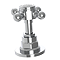 Trafalgar Crosshead 3 Hole Deck Mounted Basin Mixer & Pop-Up Waste Chrome