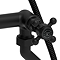 Trafalgar Crosshead Deck Mounted Bath Shower Mixer & Shower Kit Matt Black & Black Indices