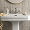 Trafalgar Crosshead Mono Basin Mixer Tap & Pop-Up Waste Chrome