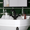 Trafalgar Crosshead Mono Basin Mixer Tap & Pop-Up Waste Matt Black