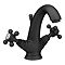 Trafalgar Crosshead Mono Basin Mixer Tap & Pop-Up Waste Matt Black