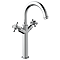 Trafalgar Crosshead Tall Basin Mixer Tap Chrome