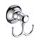 Trafalgar Double Robe Hook - Chrome