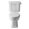 Trafalgar Full Bathroom Suite (WC with 540mm Basin, Full Pedestal & 1685 Double Ended Slipper Bath)