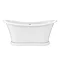 Trafalgar Full Bathroom Suite (WC with 540mm Basin, Full Pedestal & 1685 Double Ended Slipper Bath)