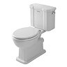 Trafalgar Full Bathroom Suite (WC with 640mm Basin, Full Pedestal & 1685 Slipper Bath)