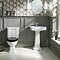 Trafalgar Full Bathroom Suite with (WC with 540 Basin, Full Pedestal and 1695 Double Ended Bath) 