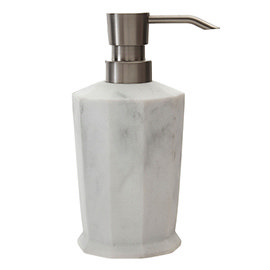 Trafalgar Grey Marble Effect Polyresin Lotion/Soap Dispenser Medium Image