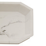 Trafalgar Grey Marble Effect Polyresin Soap Dish  Feature Large Image