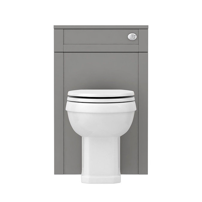 Trafalgar Grey Vanity Unit with White Marble Basin Top + Toilet Unit Pack  additional Large Image