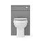 Trafalgar Grey Vanity Unit with White Marble Basin Top + Toilet Unit Pack additional Large Image