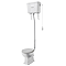 Trafalgar High Level Toilet (Chrome) Excludes Seat