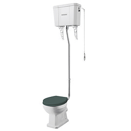 Trafalgar High Level Toilet + Soft Close Seat