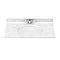 Trafalgar Insert Basin with Marble Effect Worktop (810 x 500mm - 1 Tap Hole)