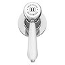 Trafalgar Lever Mono Basin Mixer Tap with Pop-Up Waste - Chrome
