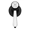 Trafalgar Lever Wall Mounted Bath Spout and Stop Taps - Matt Black
