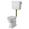 Trafalgar Low Level Toilet - Antique Brass (Excludes Seat)