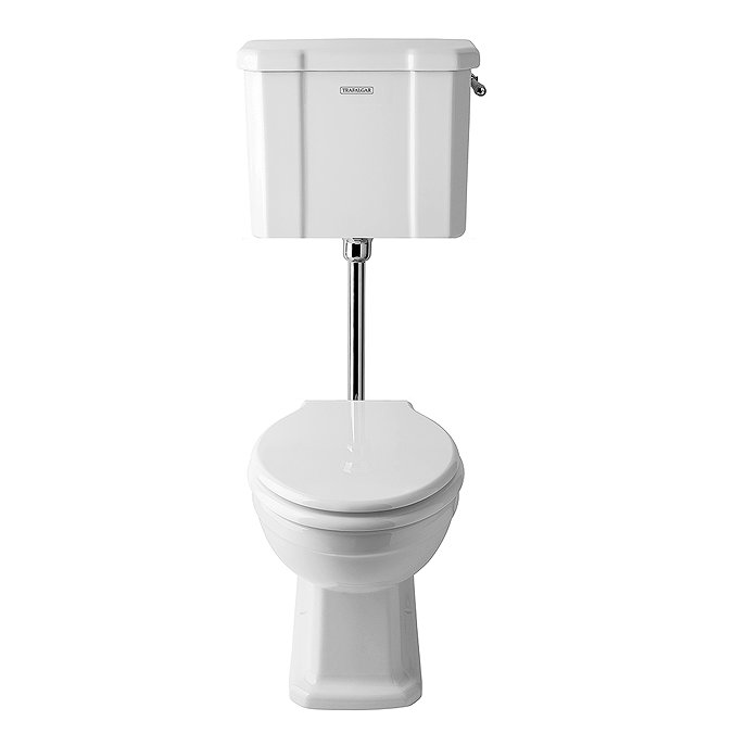 Trafalgar Traditional Low Level Toilet - Excludes Seat - Chrome