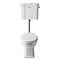 Trafalgar Traditional Low Level Toilet - Excludes Seat - Chrome