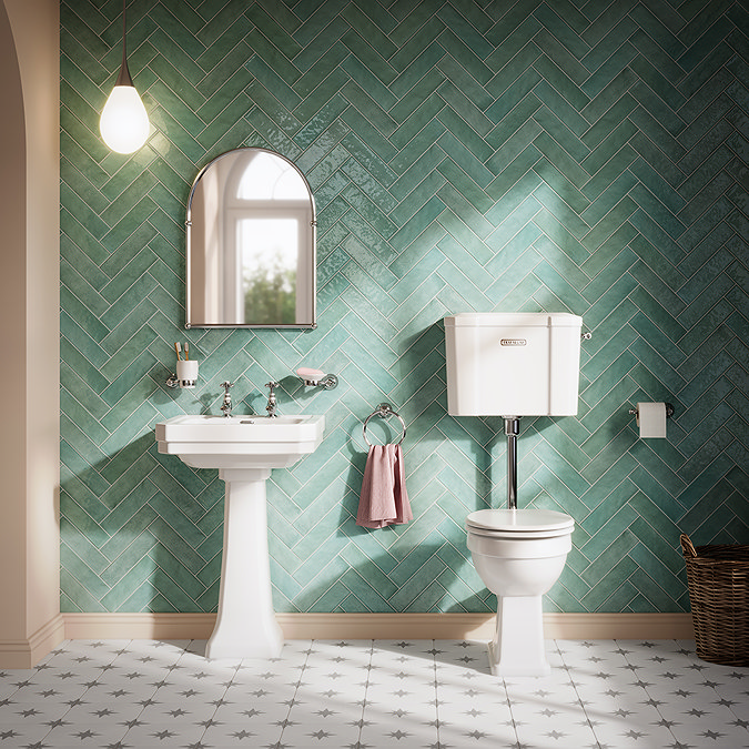 Trafalgar Low Level Toilet - Excludes Seat - Chrome