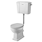 Trafalgar Traditional Low Level Toilet - Excludes Seat - Chrome