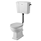 Trafalgar Low Level Toilet - Matt Black (Excludes Seat)
