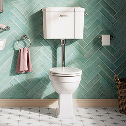 Trafalgar Low Level Toilet + Soft Close Seat