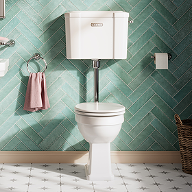 Trafalgar Low Level Toilet + Soft Close Seat