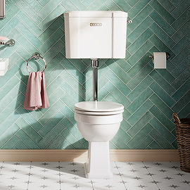 Trafalgar Low Level Toilet + Soft Close Seat