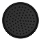 Trafalgar Matt Black Dual Exposed Shower Valve with Rigid Riser Kit, 200mm Round Apron Head, Handshower & Diverter