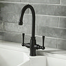 Bower Trafalgar Dual Lever Kitchen Mixer Tap - Matt Black
