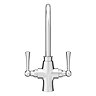 Trafalgar Polished Chrome Dual Lever Kitchen Mixer Tap  additional Large Image