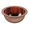 Trafalgar Polished Copper 407mm Round Counter Top Basin  Feature Large Image